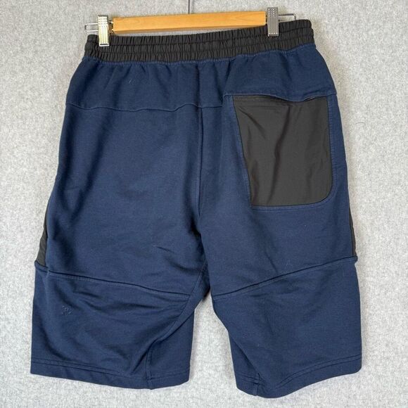 Lululemon Mens Medium City Commute Shorts Black Gray Colorblock Pockets Stretch - Picture 6 of 8